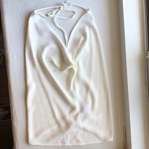 Tie Back Cowl Neck Top